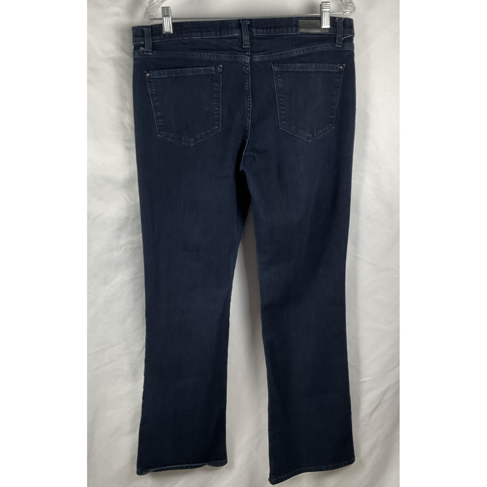 DKNY Women's Size 4:City Ultra Slim Boot Cut Jeans Dark Wash Stretch‎ 5 Pocket - Picture 2 of 12